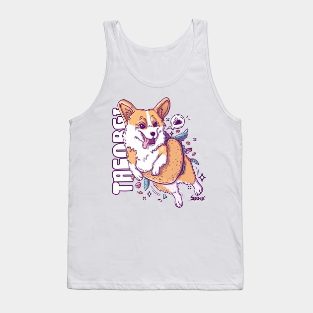 Taco Corgi pun Tacorgi Tank Top by SPIRIMAL